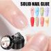  CGACCSD 3D Nail Gel | 3D Fiberglass Extension Tips - Waterless Glue - Hard French Tip Gel | For manicures pedicures French tips rhinestone foil - Buy Online on GoSupps.com