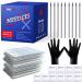 50PCS Mixed Piercing Needles, 12G 14G 16G 18G 20G 10Pcs of Each Disposable Stainless Steel Sterile Body Piercing Needle for Nose Lip Septum Ear Navel Eyebrow Piercing