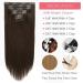 Loxxy Human Hair Clip in Extensions 110g 7pcs 14 Darkest Brown Seamless PU Skin Weft #2 Silky Straight - Buy Online on GoSupps.com