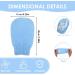 Sibba 2 Pairs Exfoliating Gloves - Body Scrubber for Shower & Bath - Removes Dirt, Dead Skin, Tan & Keratosis Pilaris - Exfoliating Mitt (Blue) - Buy Online on GoSupps.com