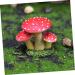 Toddmomy Mushroom Decor 6pcs Simulated Mushroom Flower Pots Plant Mushroom Statue Decor Mushroom Figure Mini Crafts - Buy Online on GoSupps.com