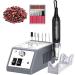 Nail Drill Electric Nail Files Professional Nail Drill 30000 RPM Efile Buffer Manicure Grinder Tools for Acrylic Nails with Nail Drill Bits Set and Sanding Bands (Grey) Grey 30000PRM