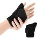 Zikenis Thumb brace right and left universal thumb rail soft and breathable light stabilization and reduced thumb joints arthritis and carpal tunnel pressure universal size black