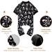 Halloween Dog Onesie Short Plush Pajamas for Small Dogs (S) - Soft & Stretchy Skulls & Crossbones Design - Buy Online on GoSupps.com