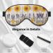 Sunflower Wooden Eye Mask | Adjustable Soft Blindfold for Deep Sleep Relaxation & Travel - Buy Online on GoSupps.com