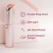 Finishing Touch Flawless Facial Hair Remover for Women - White/Rose Gold Electric Razor with LED Light - Buy Online on GoSupps.com