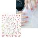 JMEOWIO Spring Flower Nail Art Stickers | Self-Adhesive Decals for Floral Summer Designs | Nail Supplies & Accessories - Buy Online on GoSupps.com