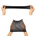 Blisstime Wig Cap Open End Mesh Net Liner Brown & Black (Pack of 12) - Buy Online on GoSupps.com