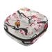 Branch of blooming cherry pattern sanitary napkins storage bagsurable period bag for women teen girls girls menstrual cup bags
