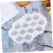 Zerodeko 2pcs 12 Silicone Molds Silicone Ice Cube Trays with Lid Cat Mug 12 Grids Ice Mold Ice Cubes Ice Box 13X9 CM White - Buy Online on GoSupps.com