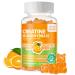 Creatine Monohydrate Gummies 5g for Men Women - Sugar Free Chewable Supplement. 90 Gummies Orange Orange 90 Count (Pack of 1)