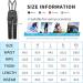 Pioneer Camp Men's Ski Pants XL - Gray Lined Suspenders for Snowboarding & Skiing | Outdoor Winter Wear - Buy Online on GoSupps.com