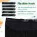 Easyouth Jet Black Human Hair Wire Extensions - 12 Inch 70g - Invisible Fishing Line Extensions - Buy Online on GoSupps.com