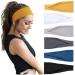 TERSE Headbands Women Headband Sports Hairbands Elastic Wide Hairband for Women Yoga Workout Headbands Headbands Color-A