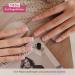 Danni & Toni Ballet Blush Pink French Glitter Gel Nail Films - Self-Adhesive Nail Stickers 28 Pack UV Gel Nail Art Design - Buy Online on GoSupps.com