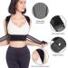Posture Corrector for Men & Women - Adjustable Upper Back Brace for Pain Relief | Improve Posture & Comfort (L: 28-40in - Buy Online on GoSupps.com