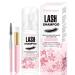 Eyelash shampoo eyelash foam Cleanser with cleaning brush eyelash cleaner for eyelash extensions foam wash lash shampoo for at home and salon use 100ml 100 ml (1 Pack)