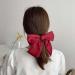 W WEILIRIAN Satin Hair Bows Red Bow Hair Clips Ribbon Hair Barrettes Clip Large Solid Colour Bowknot Hairpin French Hair Barrette Scrunchies Ponytail Hair Styling Accessories Jewellery (Red) - Buy Online on GoSupps.com