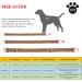 YUDOTE Ultra-Soft Natural Cotton Dog Collar for Medium Dogs - Sensitive Skin Friendly - Brown M (1 Pack) - Buy Online on GoSupps.com