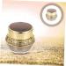 Didiseaon Cream Bottle Small Beard Comb Empty Sample Jar Empty Face Cream Container Plastic Vials Refillable Face Cream Container Clear Container with Lid Pot Jar Dispenser Pp Glass Travel 6X5.5X5.5CM Golden - Buy Online on GoSupps.com
