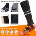 Rechargeable Heated Socks with 3 Heat Settings - Black&Gray-XL | Remote Control Washable Foot Warmers for Winter | 5000mAh Electric Heated Socks for Men Women - Buy Online on GoSupps.com