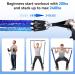 Buy Hommie Pilates Bar Kit with Resistance Bands | 3-Piece Yoga & Strength Training Set for Men & Women | Adjustable 9 18 27 kg Resistance - Buy Online on GoSupps.com