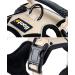 Shop Lionto Adjustable Padded Anti-Pull Dog Harness - Reflective Safety Harness Size S Beige | International Shipping Available - Buy Online on GoSupps.com