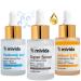 mivida Facial Serum Set of 3 | Hyaluronic Acid Serum + Retinol 2.5% Serum + Vitamin C 20% Serum | Anti-Aging Hydrating Brightening & Firming Serum For Face | Skincare Set | 1 fl oz - Pack of 3 0.33 Fl Oz (Pack of 3) Hy...