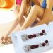 Artificial Toenail | Glitter Stick On Toe Tails Manicure Art Glossy Fake Toe Nails Sparkling Cat's Eye Toenail for Summer for Women Girls - Buy Online on GoSupps.com