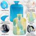 Pineapple Heat Bottle with Fluffy Cover | 2L Hot Water Bottle for Kids & Adults | Cozy Nights & Pain Relief - Buy Online on GoSupps.com