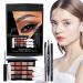 Eyeshadow Eye Liner Eye Makeup Set Make up Kit Portable Long Lasting Waterproof/Set Eye Enhancing Kit Eyeshadow Eye Liner & Mascara for Women Eye Makeup