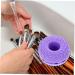 DRESSOOS Cleanser Brush Silica Gel Heating Cleaner Purple Makeup Brush Cleaner 8.3x8.3cm Purple - Buy Online on GoSupps.com