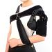 Shoulder Compression Wrap Shoulder Brace Shoulder Brace Strap with Removable Airbag 3 Adjustable Pull Straps and User Friendly Breathable Fabric for Dislocation Chronic Pain Relief Black