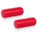 Hedgehog massage roller | knobbed roller | hedgehog roller | massage | hedgehog ball (set of 2 | red)