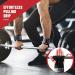 COFOF Double Layer Leather Weightlifting Wrist Straps for Deadlift & Powerlifting - Adjustable Neoprene Padded Lifting Hooks for Men/Women (Pair) - Buy Online on GoSupps.com
