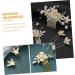 minkissy 4 Sets Hair Accessories Rhinestone Wedding Hair Bride Hair Comb Wedding Bride Bridal Flower Headpiece Decorative Hair Comb Flower Headdress Rhinestones Bridesmaid Zinc Alloy - Buy Online on GoSupps.com