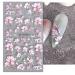 JMEOWIO 3D Embossed Spring Flower Nail Art Stickers Decals - 4 Sheets - Buy Online on GoSupps.com
