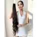 Ponytail Extensions Natural Wavy Wave 32 inch Claw Ponytail Extension Hair Long Heat Resistant Fiber Synthetic Hairpiece For Women Party Daily Used for Women(Blonde) 32inches Blonde - Buy Online on GoSupps.com