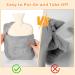 2L Hot Water Bottle with Fluffy Cover - Hot/Cold Compress for Pain Relief - Grey - Buy Online on GoSupps.com