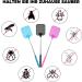 Flying Swatter Set - 3 Pieces for Effective Pest Control | Integrated Mosquito Scraper | Black Blue & Pink - Buy Online on GoSupps.com