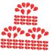 Alipis 90 Pcs Simulation Three-dimensional Fruit Mini Picture Frame Cake Toy Miniatures Miniature Dollhouse Accessories Diy Crafts Food Keychain Cake Decor Phone Case Strawberry Resin