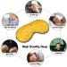 Buy Yellow Cheese Sleep Mask for Women - Adjustable Eye Shades with Elastic Strap for Better Sleep - Buy Online on GoSupps.com