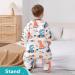 ZIGJOY Toddler Sleeping Bag 1.5 TOG | 100% Cotton Sleep Sack with Feet | All Year Round | Dinosaur Design | 10-13T Baby Boy/Girl Essentials - Buy Online on GoSupps.com