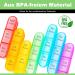 Buy German 7-Day Pillbox with 21 Compartments - Green Medication Organizer for Weekly Dosing - Buy Online on GoSupps.com