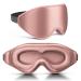 FlyCoco 99% Fully Block Out Light Eye Sleep Mask 3D Deep Contoured Eyes Cover Zero Pressure Long Lash Extension Eyes Mask with Adjustable Straps for Sleeping Travel Home Nap Rest Women Men (Rose) Rose 1 Count (Pack of 1)