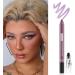 Waterproof Eyeshadow Pen Crayon Stick - Shimmer Cream Eye Shadow Pencil | Long-Lasting & Non-Blooming Pearlescent Eyeliner Pencil for Glitter Eye Makeup (Fog Purple) - Buy Online on GoSupps.com