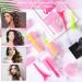URAQT Hair Rollers Set - 18 Pcs Hair Curlers Styling Kit with Pins - No Heat Damage DIY Hair Styling Tools - Pink - 24pcs - Buy Online on GoSupps.com