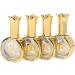 Yawdil 20ml Refillable Sample On Container Perfume Essential Gold Bottles Crystal Bottles Oil Glass Gold Electroplated Decorative Travel Empty Mini Carved Liquid Pressed Glass Bottle One Color RY0691 - Buy Online on GoSupps.com