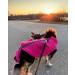 Gooby Zip Up Fleece Dog Sweater - Warm Step-in Jacket for Small to Medium Dogs - Pink (Medium, 17.5 Chest) - Indoor/Outdoor Use - Buy Online on GoSupps.com