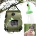 5Gal Solar Shower Bag with Removable Hose and On-Off Shower Head | Portable Camping Shower for Outdoor Activities | Green - Buy Online on GoSupps.com